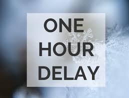  One Hour Delay Schedule